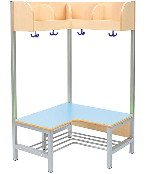 Eckgarderobe "Flexus", 4 Abteile