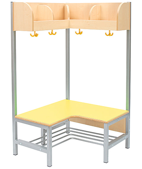 Eckgarderobe "Flexus", 4 Abteile