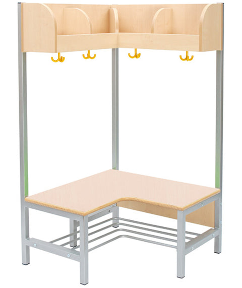 Eckgarderobe "Flexus", 4 Abteile