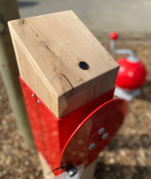 Audio Säule Holz
