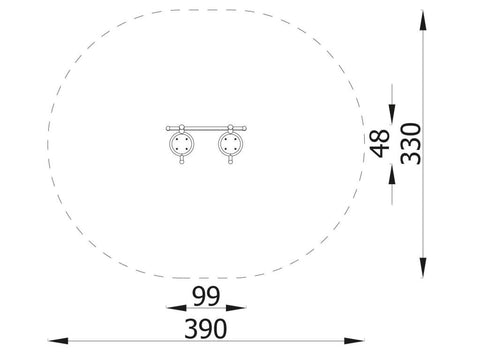 Parallel-Federwippe mit Bodenanker - 7
