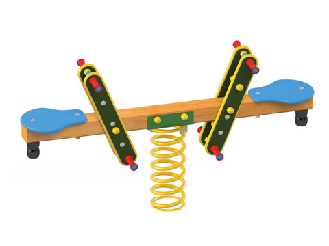 Federwippe Holz mit Bodenanker - 3