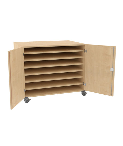 Bilderwagen mit Türen - Höhe 89cm