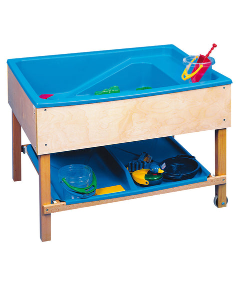 Sand-Wassertisch - Tablett blau