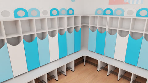 Garderobe Bildchen - Weiß