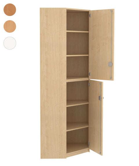 Eckschrank mit Tür - Höhe 230cm