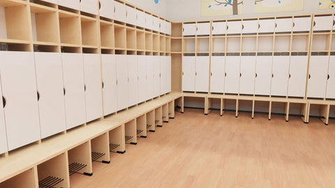 Eckgarderobe Feria Maxi - Holzkorpus