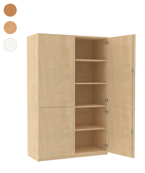 Halbtürschrank mit Doppeltüren - Höhe 190cm