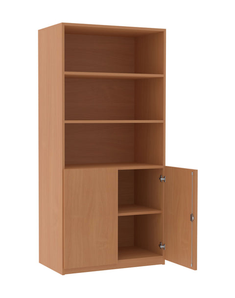 Halbtürschrank mit Einzeltüren - Höhe 190cm