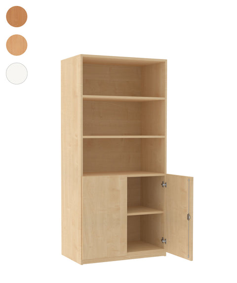 Halbtürschrank mit Einzeltüren - Höhe 190cm