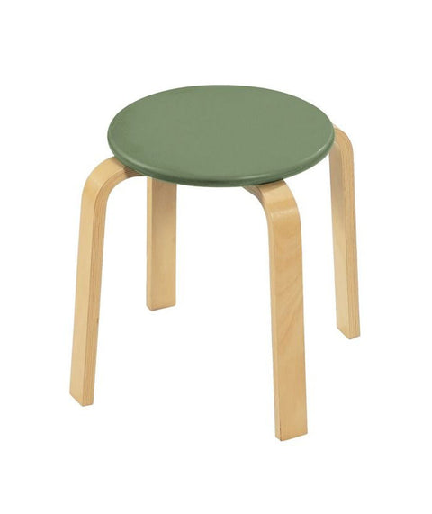 Hocker mit farbiger Sitzfläche