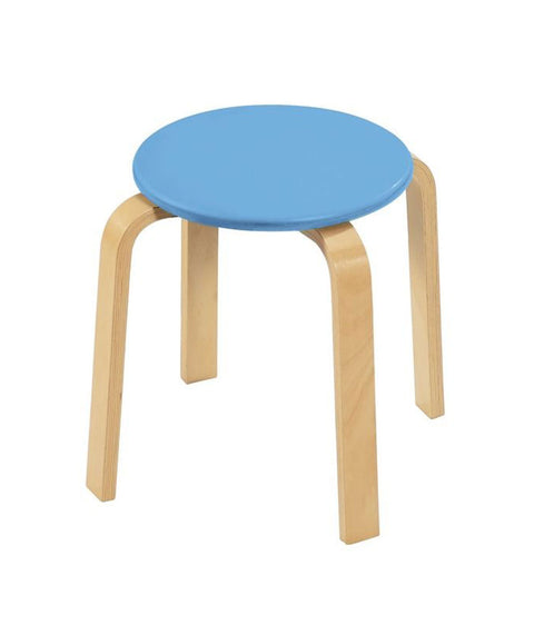 Hocker mit farbiger Sitzfläche