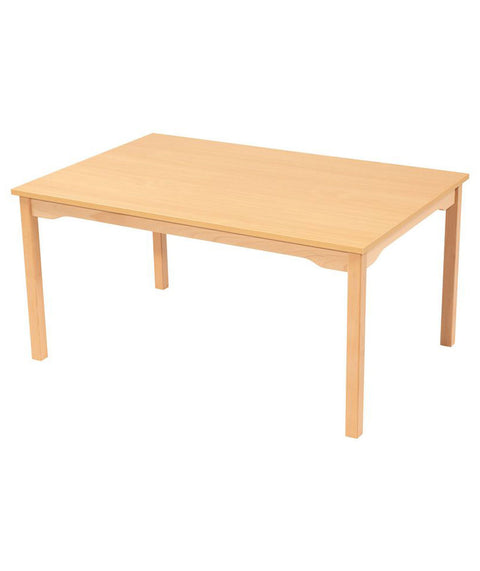 Flüster-Rechtecktisch 120 x 80 cm - Holzbeine