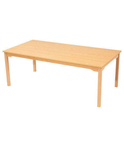 Flüster-Rechtecktisch 160 x 80 cm - Holzbeine