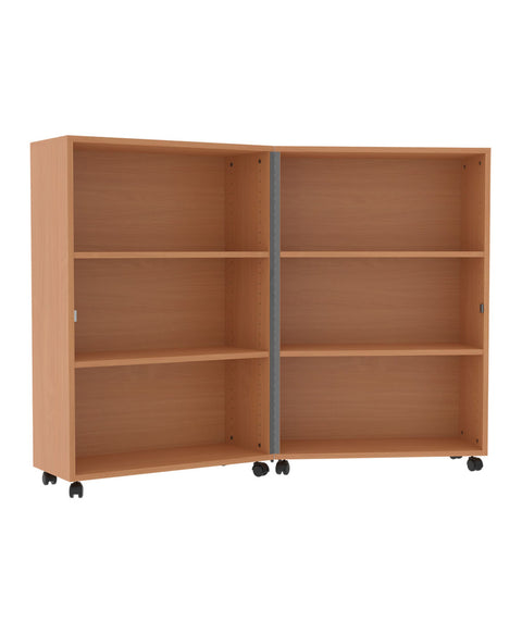 Klappregal, fahrbar - Höhe 120cm