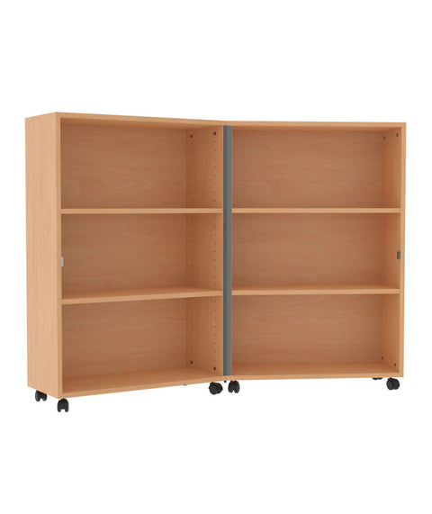 Klappregal, fahrbar - Höhe 120cm