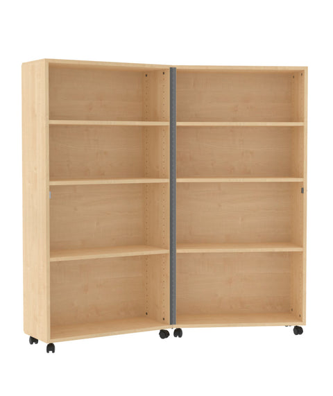 Klappregal, fahrbar - Höhe 160cm