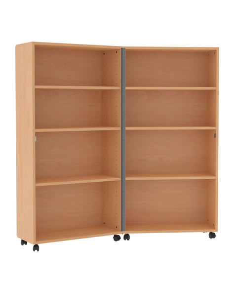 Klappregal, fahrbar - Höhe 160cm