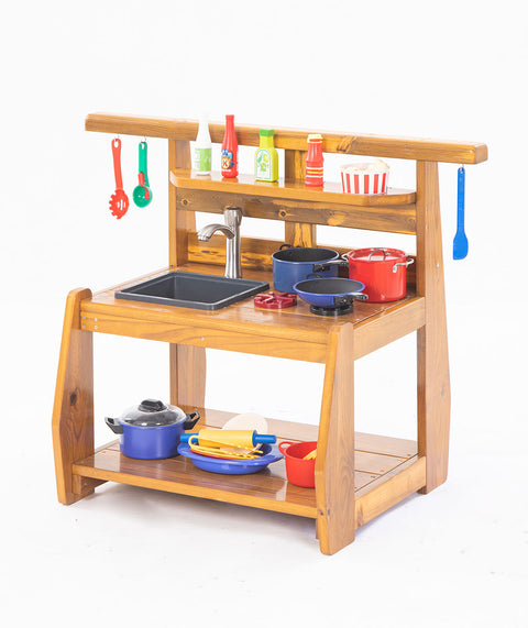Kleine Outdoor-Küche