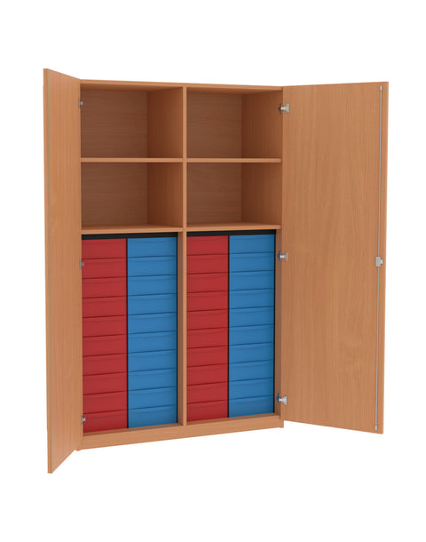 Materialmittelwandschrank 4x10S - Höhe 190cm