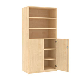 Materialschrank mit Halbtüren - Höhe 190cm