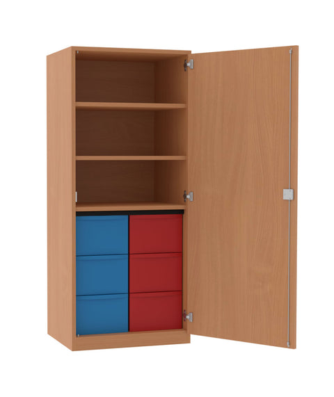 Materialschrank 2x3L - Höhe 152cm