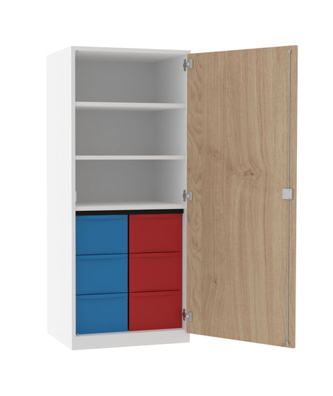 Materialschrank 2x3L - Höhe 152cm