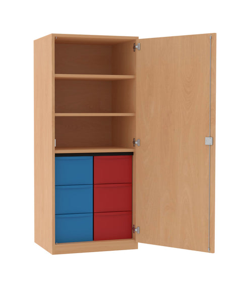 Materialschrank 2x3L - Höhe 152cm