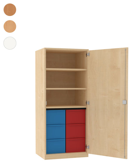 Materialschrank 2x3L - Höhe 152cm