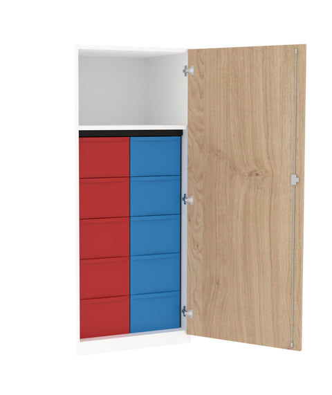Materialschrank 2x5L - Höhe 152cm