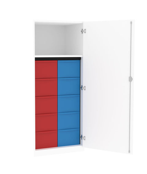 Materialschrank 2x5L - Höhe 152cm
