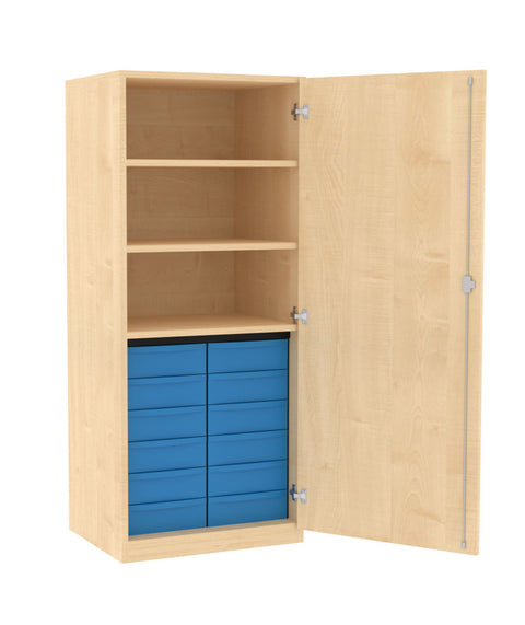 Materialschrank 2x6S - Höhe 152cm