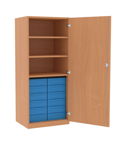 Materialschrank 2x6S - Höhe 152cm