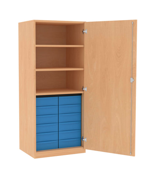 Materialschrank 2x6S - Höhe 152cm
