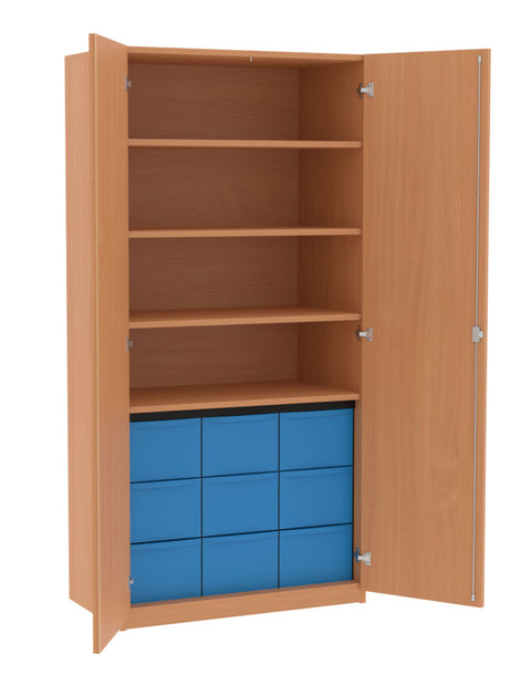 Materialschrank 3x3L - Höhe 190cm