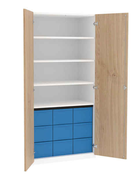Materialschrank 3x3L - Höhe 190cm
