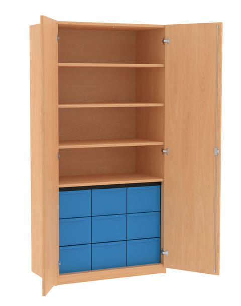 Materialschrank 3x3L - Höhe 190cm