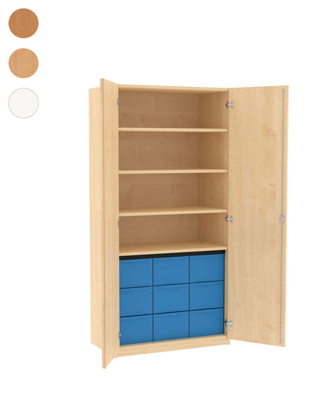 Materialschrank 3x3L - Höhe 190cm
