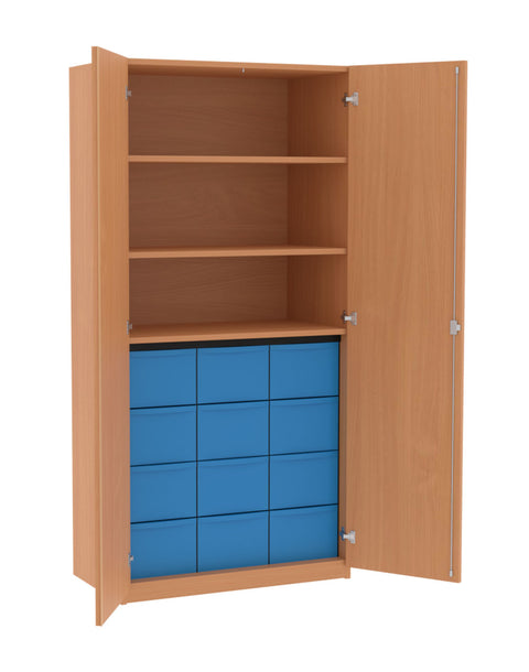 Materialschrank 3x4L - Höhe 190cm