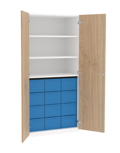 Materialschrank 3x4L - Höhe 190cm