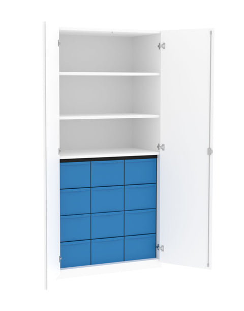 Materialschrank 3x4L - Höhe 190cm