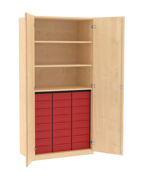 Materialschrank 3x8S - Höhe 190cm