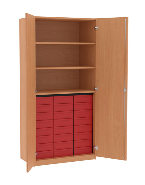 Materialschrank 3x8S - Höhe 190cm