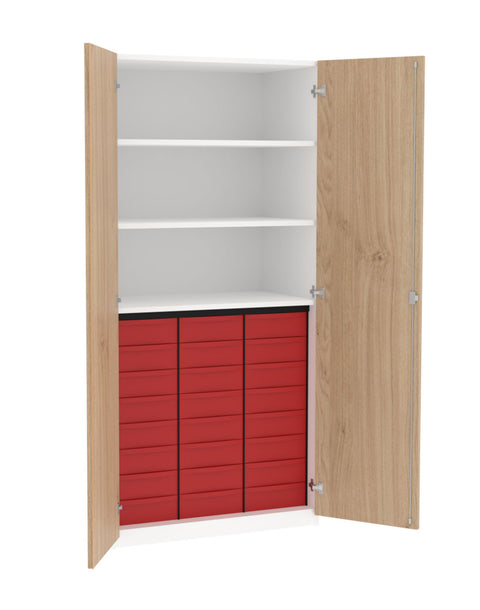 Materialschrank 3x8S - Höhe 190cm