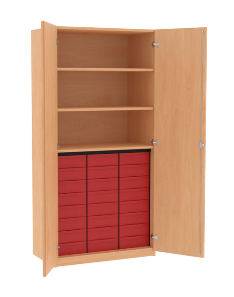 Materialschrank 3x8S - Höhe 190cm
