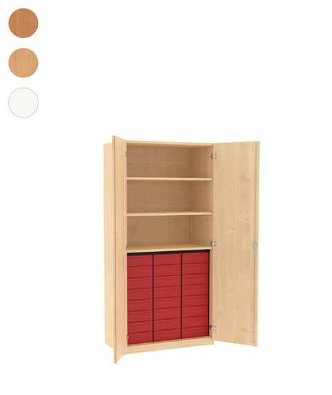 Materialschrank 3x8S - Höhe 190cm