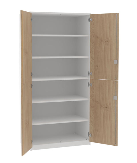 Materialschrank mit Doppeltür - Höhe 190cm