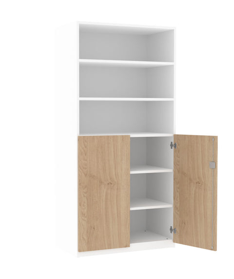 Materialschrank mit Halbtüren - Höhe 190cm