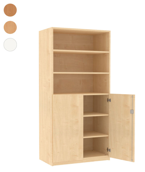 Materialschrank mit Halbtüren - Höhe 190cm