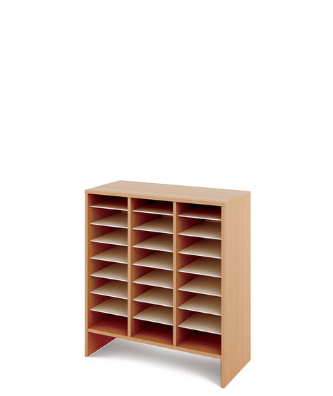Materialregal Classic L – 3x8 Abteile